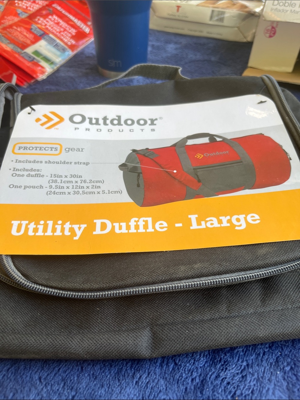 Outdoor Products Red Utility Duffle - Large